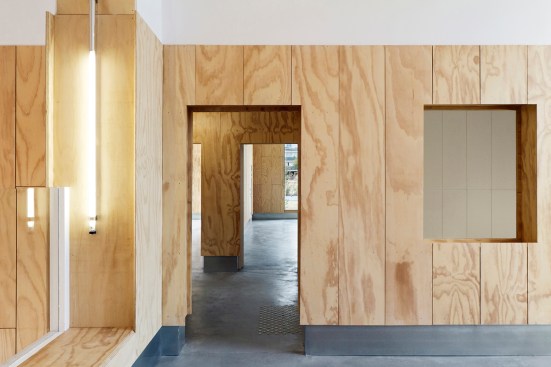 View from mezzanine towards activity rooms