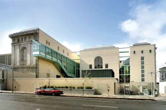 View of existing museum from Hyde Street