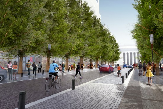 Rendering of John F. Kennedy Boulevard