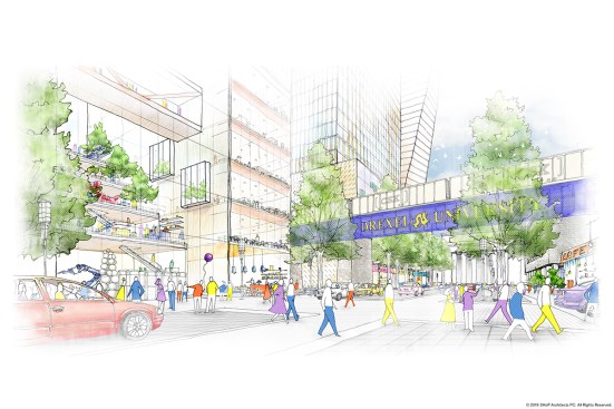 Sketch of John F. Kennedy Boulevard