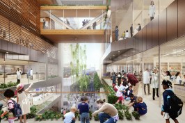 Rendering of indoor garden