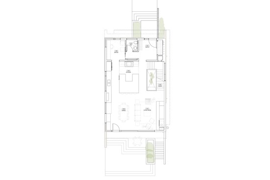 Second-floor plan