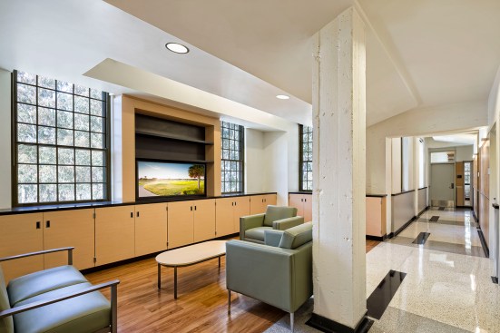 Veteran socialization space at VA West Los Angeles, Los Angeles, Calif., by Leo A Daly