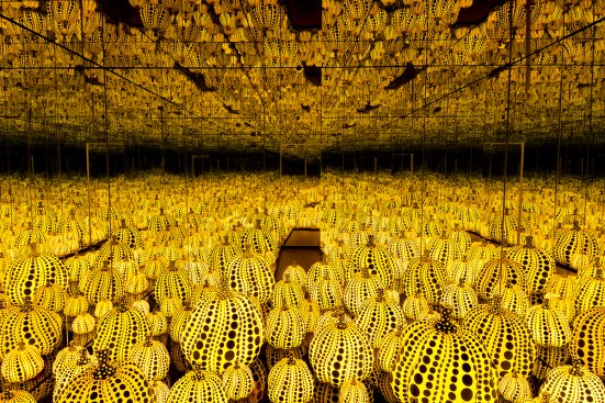 "Infinity Mirrored Room – All the Eternal Love I Have for the Pumpkins" (2016) at the Hirshhorn