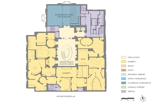 Second-floor plan