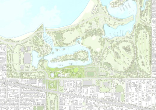 Site plan of concept design (May 2017)