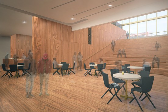 Interior View of Public Hall