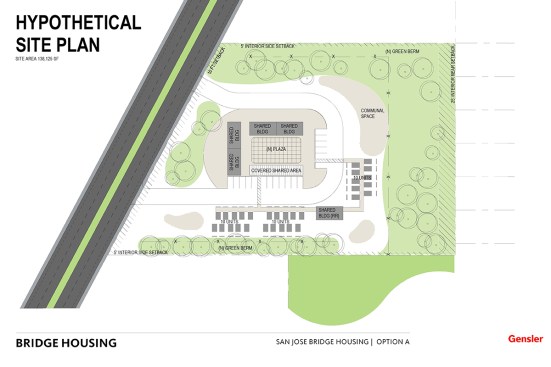 Site Plan, Option 1