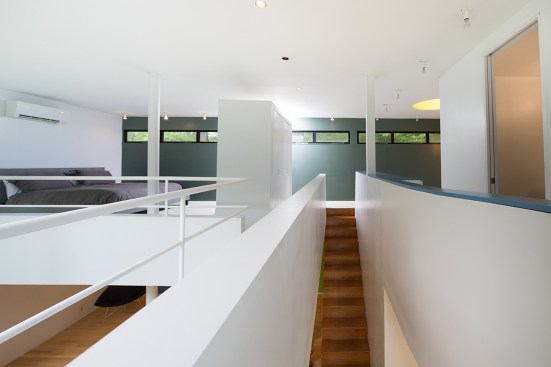 The master suite, third floor