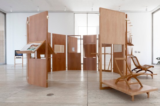 Passersby 02: Esther McCoy exhibition design, in Jumex Museum, Mexico City (2016)
