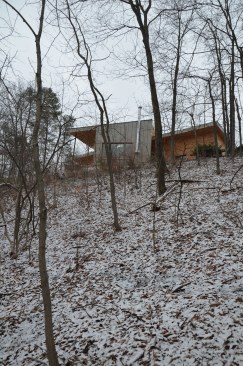 GriD Ridge House_view from south below the ridge