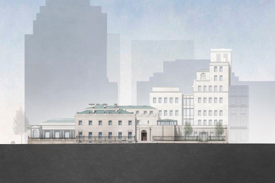 Elevation view from 70th Street (proposed)