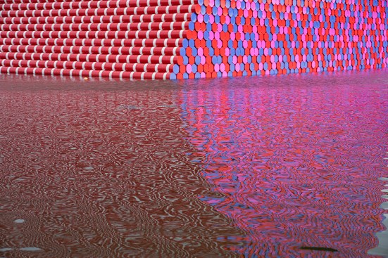 Christo and Jeanne-ClaudeThe London Mastaba (2016-18)Serpentine Lake, Hyde Park