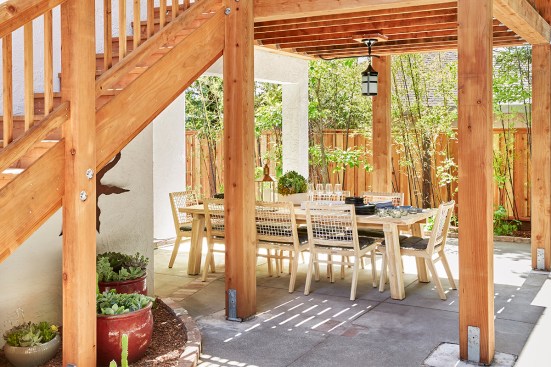 The new undercover dining area is a huge hit with the family and recently played host to the Soria’s granddaughter’s birthday celebration.