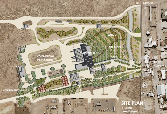 Columbus Land Port of Entry in Columbus, N.M., designed by Richter Architects.