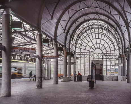Stull & Lee, "Stull & Lee: Black Architecture Vision for an Infrastructural City," Ruggles Station Interior, Boston, Massachusetts, built 1987