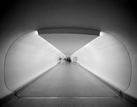 TWA Terminal at JFK (formerly Idlewild) Airport, New York, by Eero Saarinen, ca. 1962.