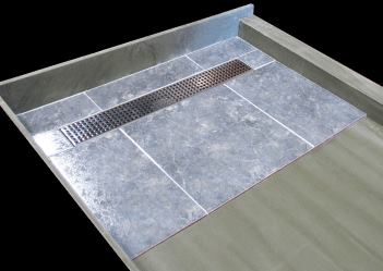 The RediTrench from Tile Redi is designed for use with the company’s one-piece shower pans in plank-pitched and trench applications. The shower pans come with fully integrated drains, curbs, and splash walls, and are pre-pitched and ready for tile. Tile Redi, www.tileredi.com; 800.232.6156.
