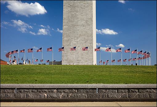 The Washington Monument - soon to be home to the new landscape redesign by National Mall Competition winners OLIN and Weiss/Manfredi