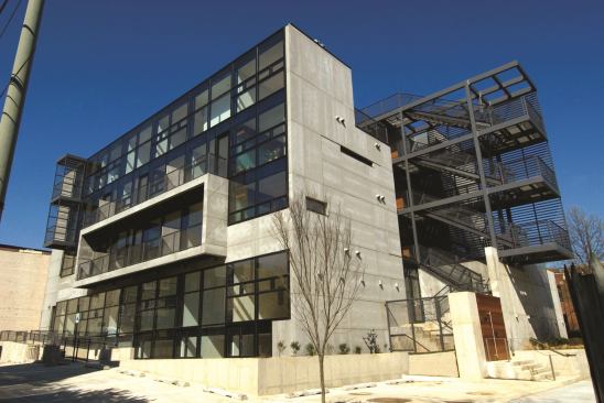 This 26-unit condo building offers a dramatic addition to Washington, D.C.’s U Street/Shaw neighborhood. The bare-bones design emphasizes the structure’s cantilevered steel beams, floor-to-ceiling windows, and fa&ccedil;ade of glass, steel, and cement. Project: The Lacey, Washington; Architect: Division1 Architects, Washington; Developer: Wilson Enterprises, Washington