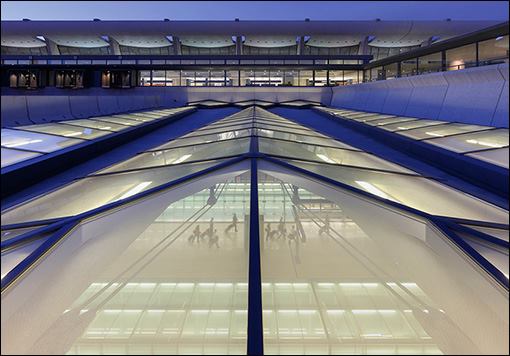 Dulles Airport Expansion by Skidmore, Owings, & Merrill - an addition to Eero Saarinen's iconic DC-area airport
