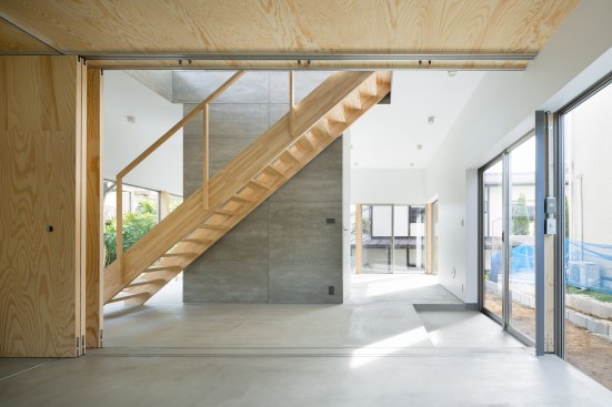 stairs in front hall 