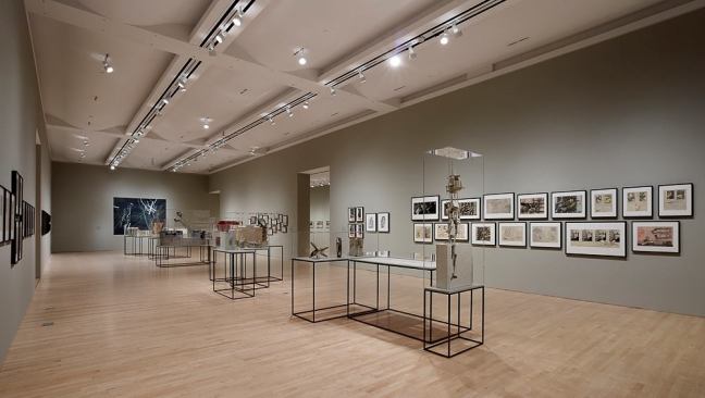 Installation view of 'Lebbeus Woods, Architect,' San Francisco Museum of Modern Art, February 16–June 2, 2013; organized by the San Francisco Museum of Modern Art.