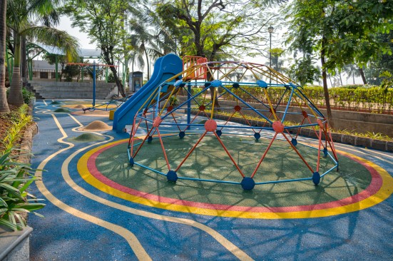 Children's play area in Bandra West, Mumbai