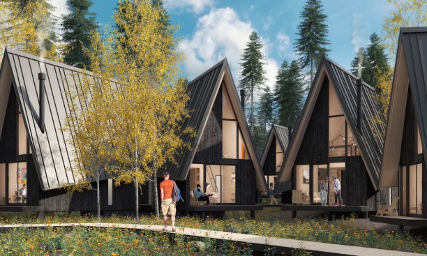 A-Frame Club - Rendering 