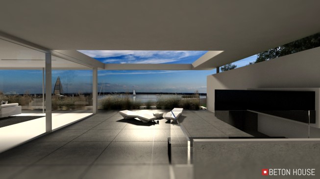Beautiful modern house located just 100 m. away from the beach,