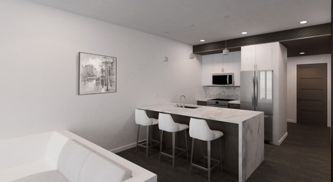 Wolfs Lane Apartment Kitchen