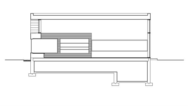 The project in section.