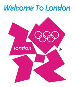 London Olympic Games' font and logo