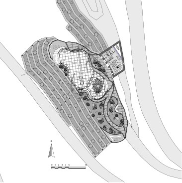 Ground Floor Plan of the Yoga Shala and the Tea House