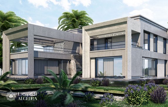 Luxury villa Landscape design