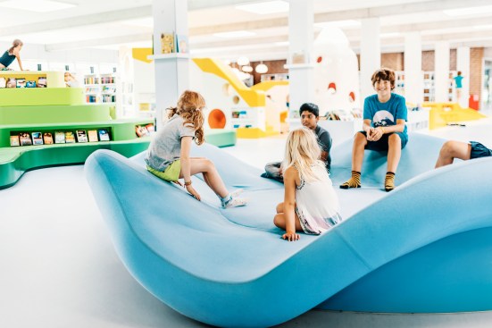 Play is at the heart of the Children's Library in Billund.