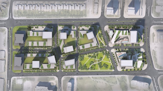 M City Phase 1 and 2, Site Plan