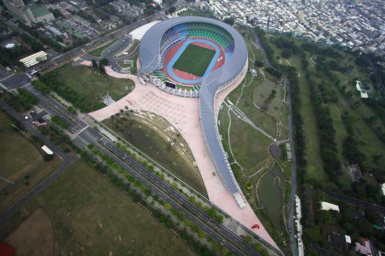 Main Stadium for The World Games 2009, Kaohsiung, Taiwan, 2009.
