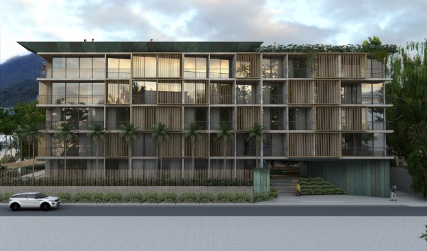 Bambu Atmosfera - Residential edifice in Ubatuba, São Paulo