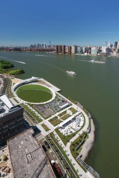 Aerial view of Hunter's Point.