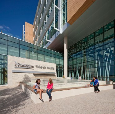 Main Entry Drop-Off and Water Feature