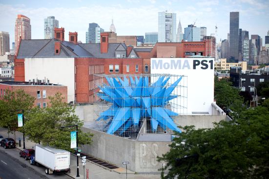 Wendy, designed by Young Architects Program winner HWKN, on display in the courtyard of MoMA PS1 in Long Island City, N.Y.