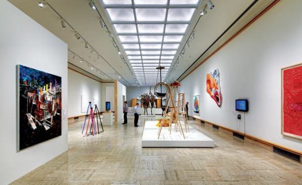A view of the newly renovated galleries at the Cranbrook Art Museum.