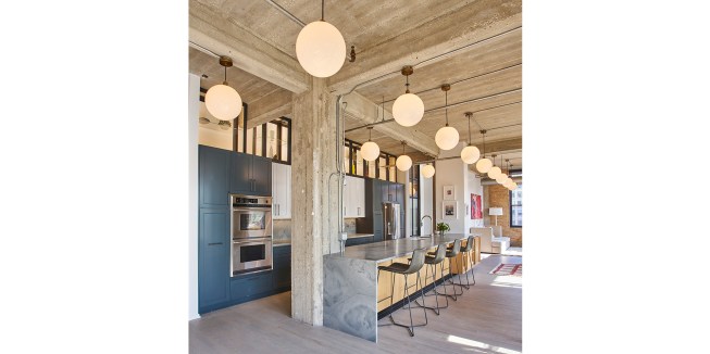 New kitchen, custom lighting layout. 