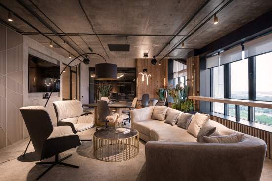 multifunctional office for confidential and meetings with VIP partners