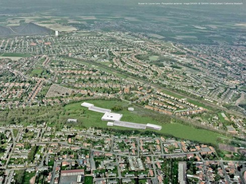 Aerial rendering.