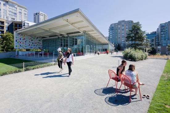 Exterior of PACCAR Pavilion at the Olympic Sculpture Park by Weiss/Manfredi Architecture/Landscape/Urbanism