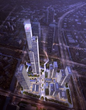 Nanjing Financial City Site 47

Internationaler Wettbewerb 2015 - 1. Preis (2016)

Auf einen 65.000 m² großen Grundstück im CBD des Hexi Districtes in Nanjing sollen oberirdisch 500.000 m² Mixed-Use errichtet werden. Neben 4 Hochhäusern mit einer Höhe zwischen 154 m und 197 m soll auf dem Grundstück auch ein Landmarktower mit einer Höhe von 415 m errichtet werden.  

Entwurf: Meinhard von Gerkan und Nikolaus Goetze mit Marc Ziemons 
Partner: Nikolaus Goetze
Assoziierter Partner: Marc Ziemons 
Projektleitung: Jan Blasko
Bauherr: Nanjing Financial City Construction Development Co., Ltd

BGF: 785.098 m²
BRI: 3.700.000 m³