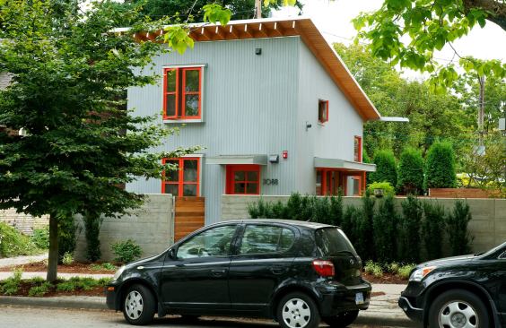 The house is just one block from the city's Broadway corridor which is served by high-capacity electric trolley buses.