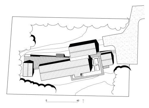 The home's site plan.